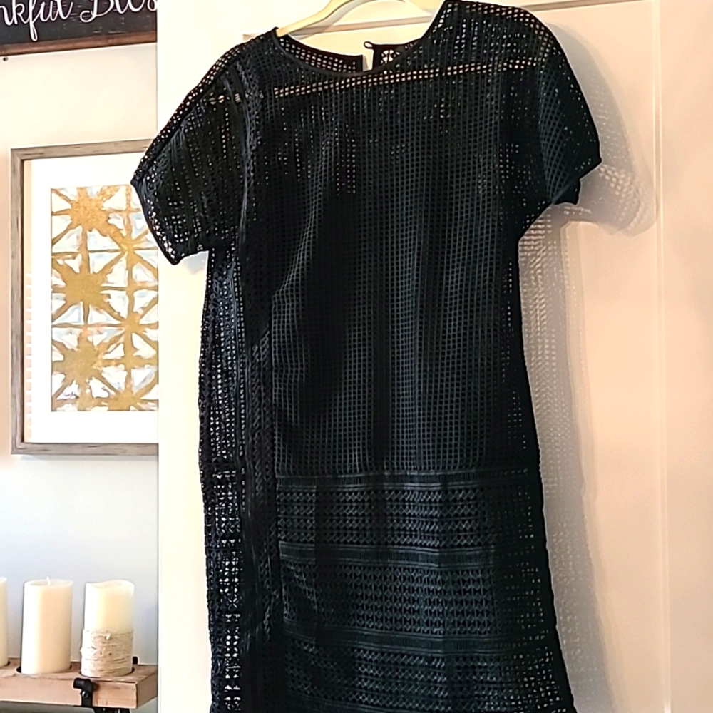 Armani Exchange crochet dress